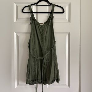 Green Utility Romper